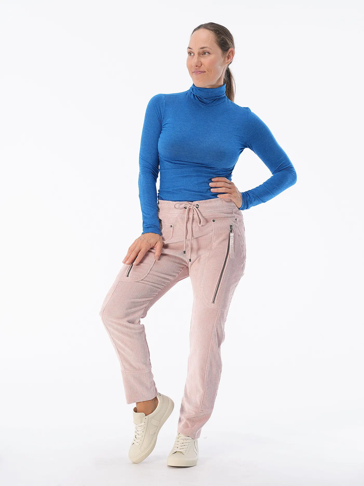 THINKING MU | Rollkragenshirt HERTIGE | blau